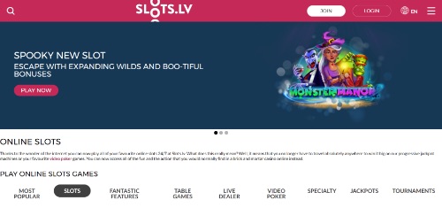 Slots.lv Games